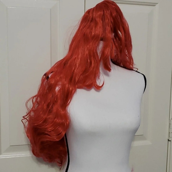 New Disney Store The Little Mermaid Princess Ariel Girls Costume Wig - Picture 4 of 9